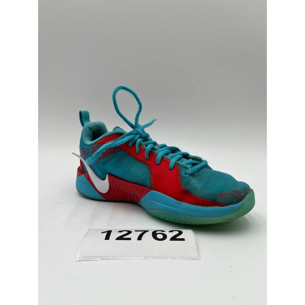 Nike Isofly Sneakers Boys 4.5Y Red Blue Mesh Basketball Shoes Lace Up Lot of 2